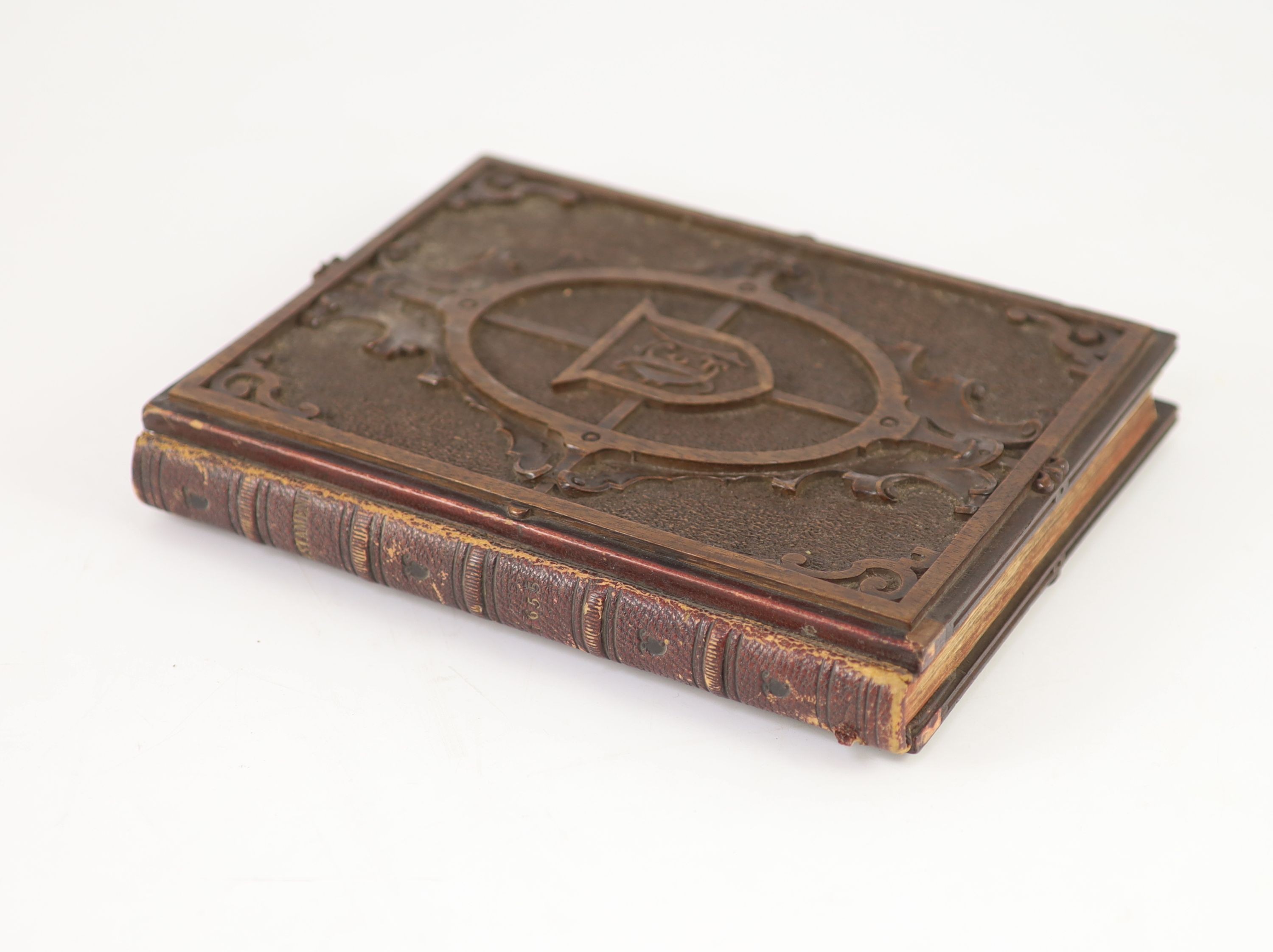 The Bible in English - The New Testament, 4to, Victorian carved oak binding, printed by E.T. [Evan Tyler] for a Societie of Stationers, London, 1655